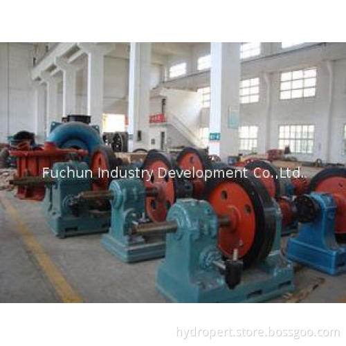 Water Head Horizontal Hydro Turbine / Hydraulic Power Gener